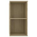 vidaXL TV skrinky 2 ks, dub sonoma 72x35x36,5 cm, kompozitné drevo
