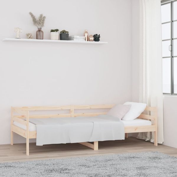 vidaXL Denná posteľ s matracom 80x200 cm masívna borovica