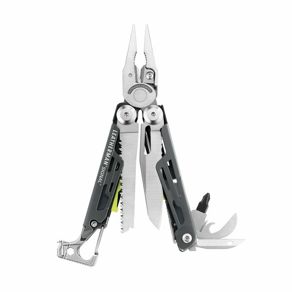 Leatherman 832737 SIGNAL GRANITE GRAY multifunkčný nástroj 19 funkcií, šedo-strieborná