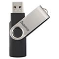 HAMA Rotate, USB Kľúč, 8GB, strieborný/čierny