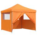 vidaXL Párty stan 292 x 292 x 315 cm Oranžová Oxfordská látka