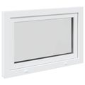 vidaXL Otočné a sklopné okno do suterénu RISOR 110 x 70 cm PVC a sklo