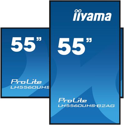 55'' iiyama LH5560UHS-B2AG: VA, 4K UHD, Andr.11, 24/7
