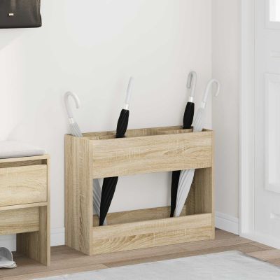 vidaXL Stojan na slnečník Sonoma dub 65 x 24 x 50 cm Kompozitné drevo