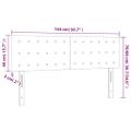 vidaXL Čelá postele 2 ks tmavosivé 72x5x78/88 cm zamat