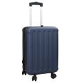 vidaXL Kufor so zámkom Tmavo modrá 34 x 23 x 55.5 cm ABS plast