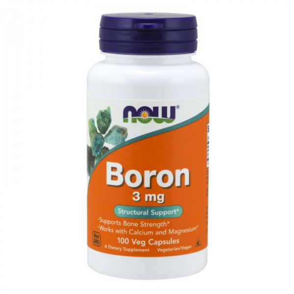 Bór 3 mg - NOW Foods