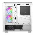 Počítačová skriňa DarkFlash DS950V s displejom (biela) + 6 ventilátorov