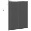 vidaXL Žalúzia Strieborná šedá 150 x 120 cm 25 mm PVC