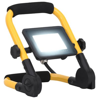 vidaXL LED reflektor s rukoväťou 20 W studené biele svetlo