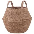 vidaXL Kvetináč s uchami Prírodná Ø 32 x 32 cm 100% Morská tráva