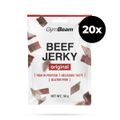 Sušené mäso Beef Jerky - GymBeam, barbecue, 20 x 50 g