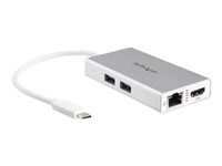 Portable USB-C Dock (DKT30CHPDW) - Dokovacia stanica - USB-C / Thunderbolt 3 - HDMI - 1GbE - kompatibilný s TAA