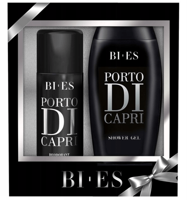 BI-ES PORTO DI CAPRI pánska darčeková súprava - dezodorant 150 ml + sprchový gél 250 ml