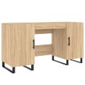 vidaXL Stôl dub somoma 140x50x75 cm kompozitné drevo
