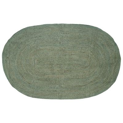vidaXL Kusové koberce Olivovo zelená 152 x 245 cm Juta