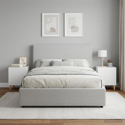 vidaXL Nočný stolík 2 ks Biela 43 x 34,5 x 50 cm Kompozitné drevo