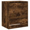 vidaXL Botník dymový dub 60x42x69 cm spracované drevo