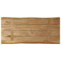 vidaXL Stolová doska živá hrana 80x40x3,8 cm masívny surový mangovník