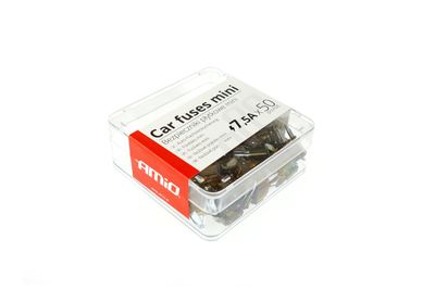 Autopoistky MINI puzdro 50 ks 7,5A