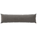vidaXL Poťah na podložku 2 pcs HEERLEN Tmavosivá 40 x 145 cm manšestr