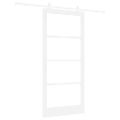 vidaXL Posuvné dvere ORKDAL 93 x 202 cm Biela