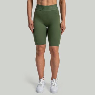 Dámske šortky Biker Lunar Cedar Green - STRIX, veľkosť S, veľkosť oblečenia S