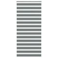 vidaXL Zebra roleta tmavošedá 105x230 cm šírka látky 100,9cm polyester