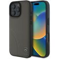 Puzdro Mercedes pre iPhone 16 Pro Max 6,9" MEHCP16X23RBCSB Hardcase MB Curved Stitches Kožená hnedá