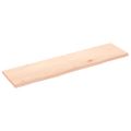 vidaXL Kúpeľňová doska 160x40x(2-4) cm neošetrený masív