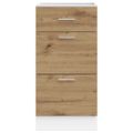 vidaXL Spodná skrinka “Lyon” Artisan Dub 40x46x81,5 cm