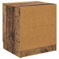 vidaXL Nočný stolík 2 ks Staré drevo 45 x 39 x 50cm Kompozitné drevo
