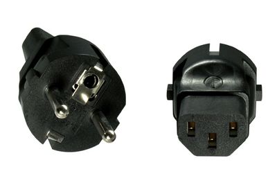 PremiumCord Adaptér CEE 7/7 M - IEC C13 F, 230V