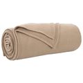 vidaXL Deky ťavová 240 x 220 cm 0.76 kg Flís