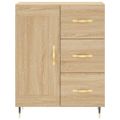 vidaXL Vysoká skrinka dub sonoma 69,5x34x180 cm spracované drevo