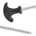 vidaXL Stanové kolíky 24 ks 20 cm Ø7 mm pozinkovaná oceľ