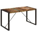 vidaXL Jedálenský stôl 140x70x75 cm, recyklovaný masív