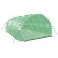vidaXL Fóliovník s oceľovým rámom zelený 18 m² 6x3x2 m
