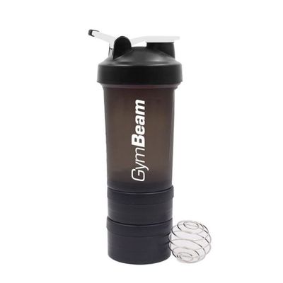 Viacdielny šejker Sway Black 600 ml - GymBeam