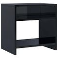 vidaXL Nočné stolíky 2 ks vysokolesklé čierne 40x30x40 cm drevotrieska