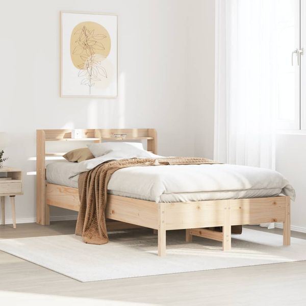 vidaXL Posteľ bez matraca 90x190 cm masívna borovica
