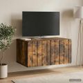 vidaXL Nástenná TV skrinka 59,5 x 41 x 30 cm Dymový dub
