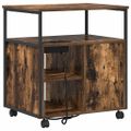 vidaXL Kabinet s nabíjacou stanicou 61 x 46 x 67 cm Kompozitné drevo