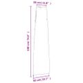 vidaXL Obaly na záhradný slnečník 2 ks 190x50/30 cm 420D oxford látka