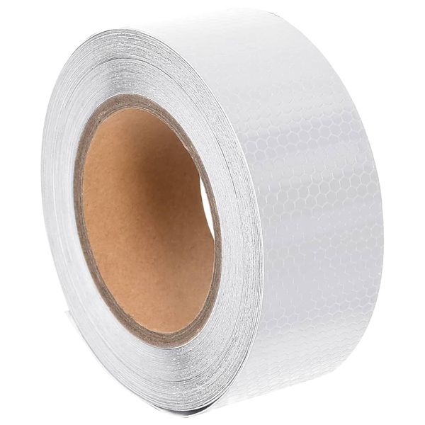 vidaXL Reflexná páska biela 5 cmx20 m PVC