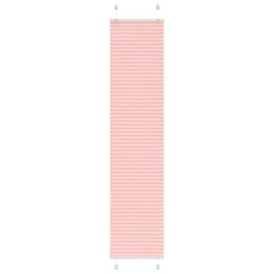 vidaXL Plisovaná roleta ružová 50x200 cm šírka látky 49,4 cm polyester