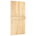 vidaXL Posuvné dvere 100 x 210 cm Prírodná a čierna