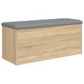 vidaXL Úložná lavica, dub sonoma, 102x42x45 cm, technické drevo