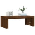 vidaXL Konferenčný stolík hnedý dub 102x50x36 cm kompozitné drevo