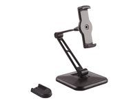 Portable Tablet Stand w/ Optional Wallmount Base - Adjustable Pivoting Tablet Stand (ARMTBLTDT) - Montážna sada (montážna doska pre umiestnenie na stenu, základňa stojana, tlačidlo, kryt základne) - nastaviteľné rameno - pre tablet - plast, hliník - veľkosť obrazovky: 4.7"-12.9" - montáž na stenu - pre P/N: DK30CHPH, STSCART